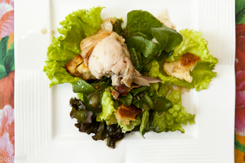 Salada de inverno com frango 