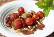 pinhao salada tomate