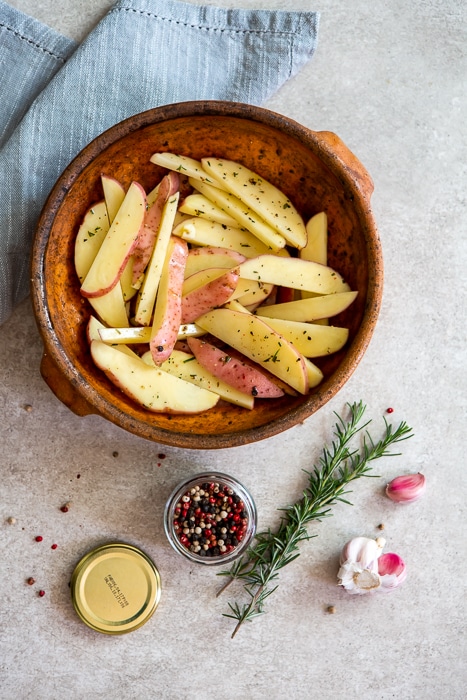 Batata rústica na AirFryer - Fácil