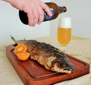 tainha brasa cerveja