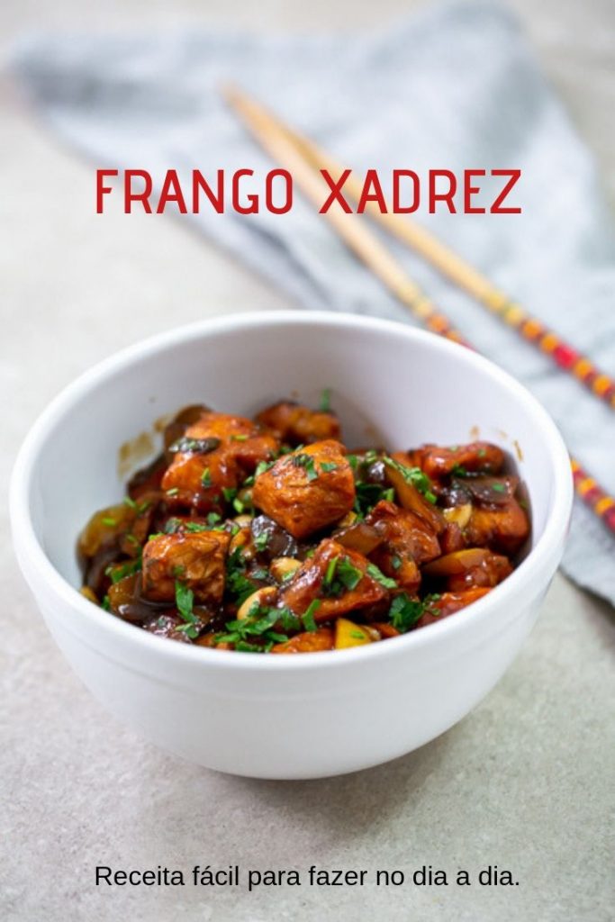 Receita de frango xadrez fácil de fazer e muito saborosa